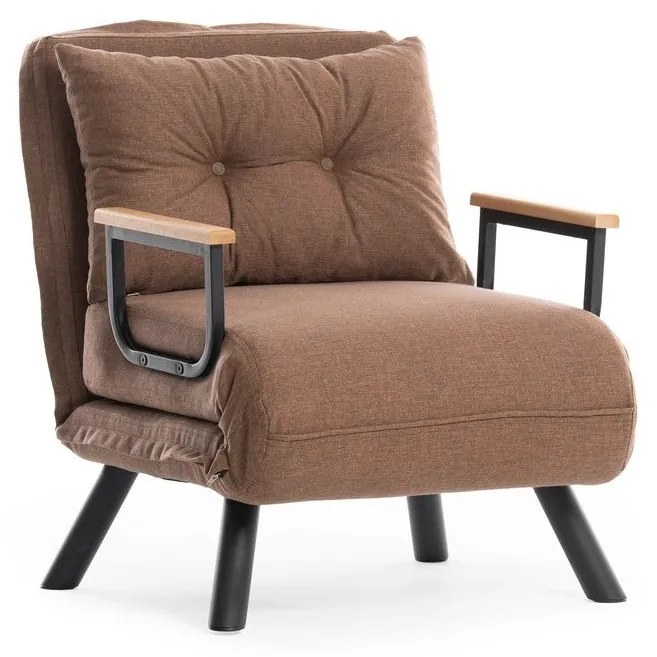 ****
Sofá-Cama de 1 Lugar Sando – Castanho Claro – 175x60 cm
**