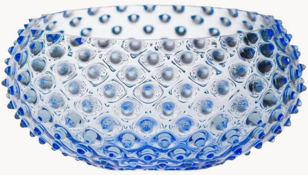 Taça de servir artesanal Hobnail