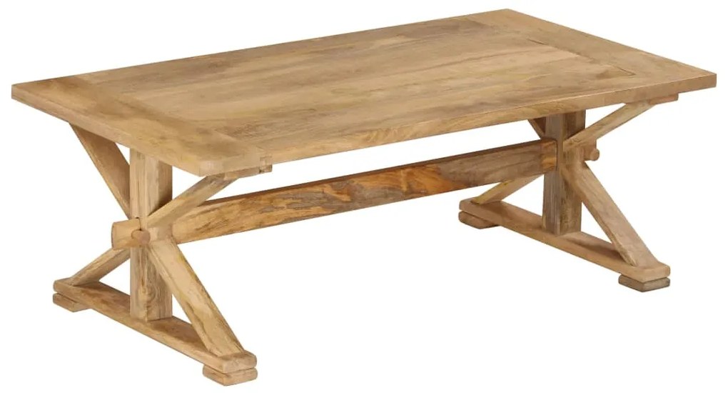 vidaXL Mesa de centro 110x60x40 cm madeira de mangueira maciça