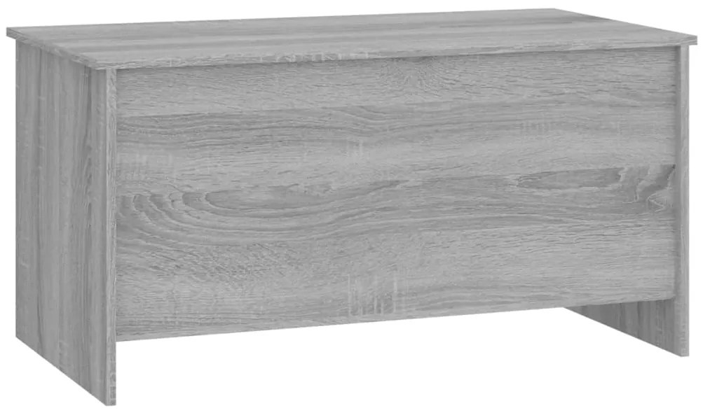 Mesa de centro 102x55,5x52,5cm madeira processada sonoma cinza