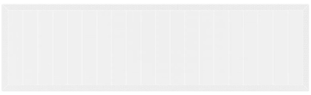 Conjunto de Jantar para Jardim de 13 Peças com Almofadas Rattan Branco