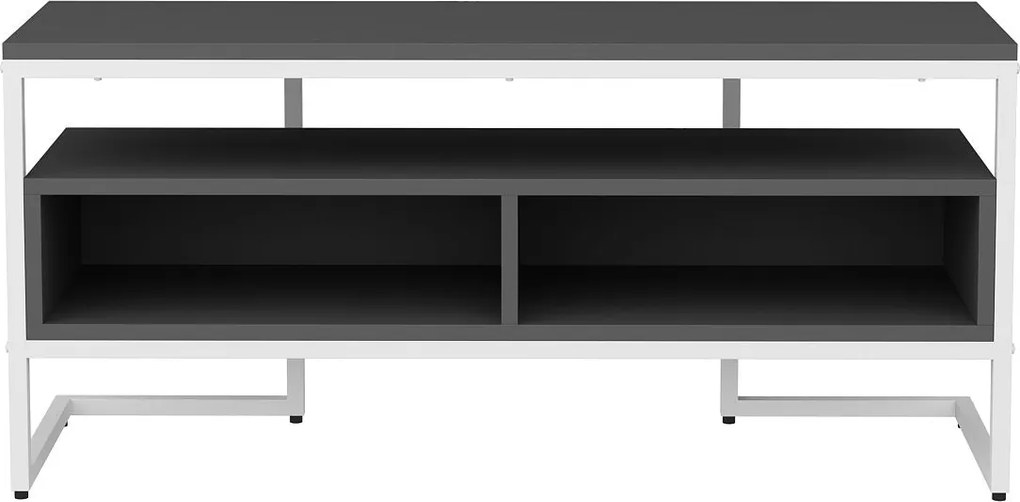 Móvel para TV Merrion – Branco e Antracite – 110 x 35 x 49,9 cm