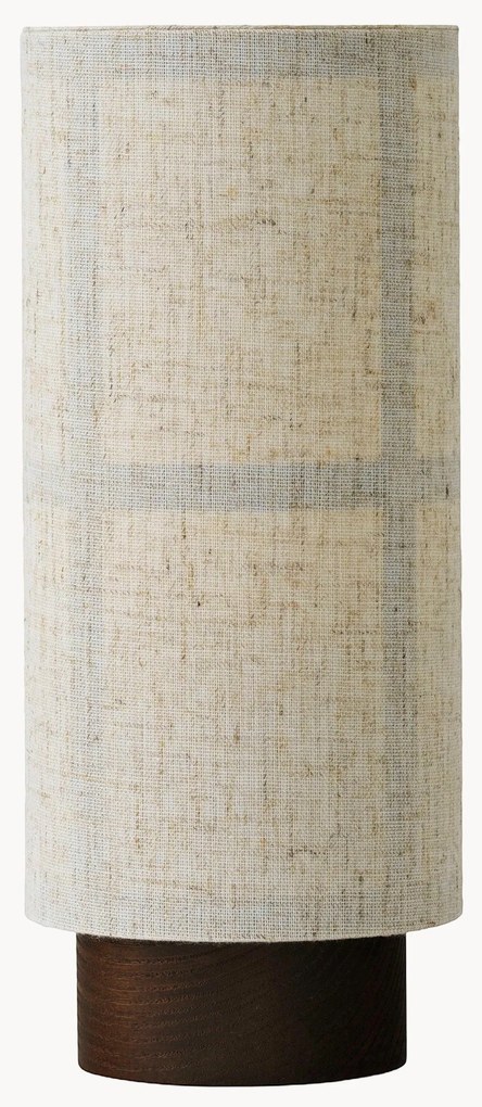 Candeeiro de mesa de linho artesanal portátil e regulável Hashira