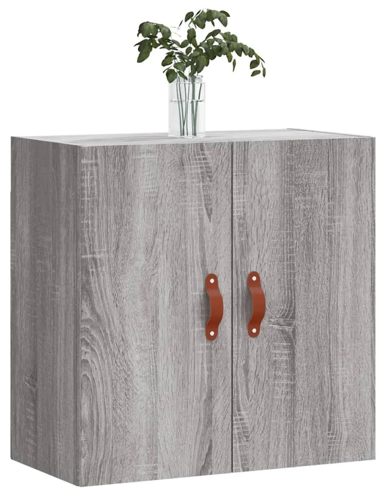 Armário de parede 60x31x60 cm derivados madeira cinzento sonoma