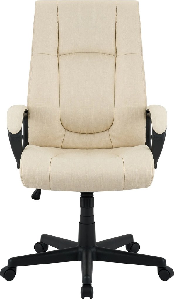 Cadeira de escritório XL Sparta de tecido Creme