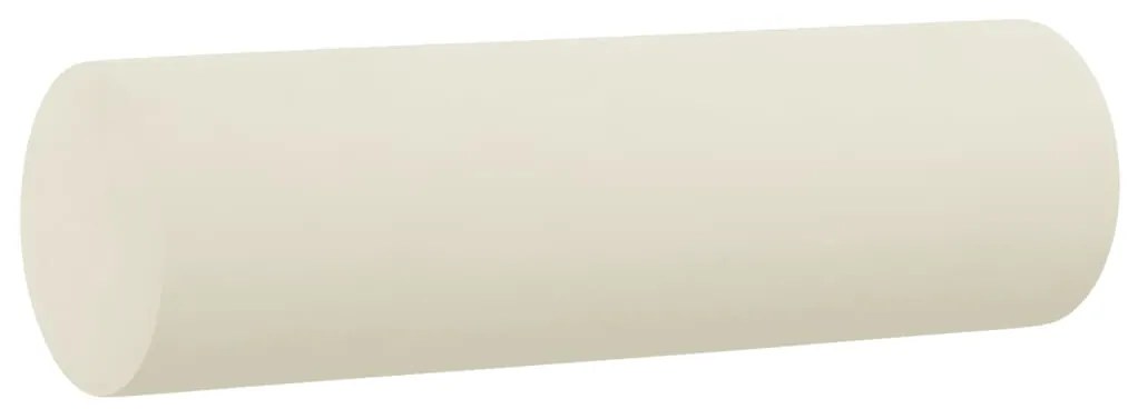3 pcs conjunto de sofás com almofadas veludo cor creme