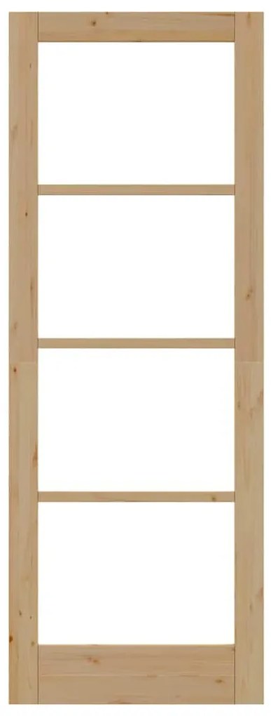 porta de interior com vidro "ORKDAL" 78x211x4 cm em madeira maciça de