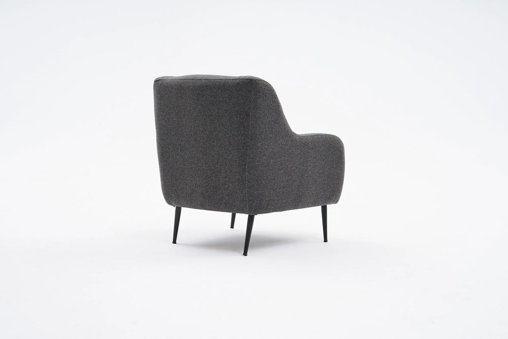 Sofá de 1 Lugar Revos – Antracite – 80 x 83 x 78 cm