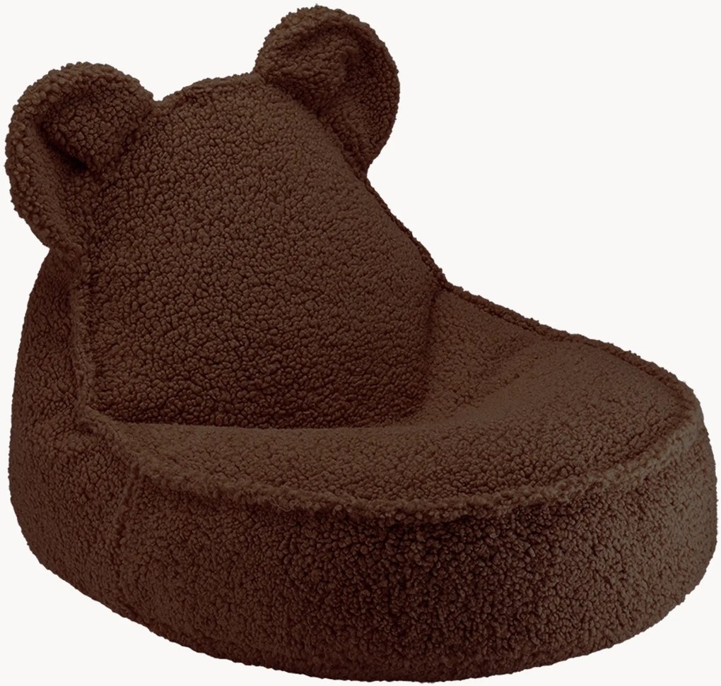Pufe em teddy para crianças Bear