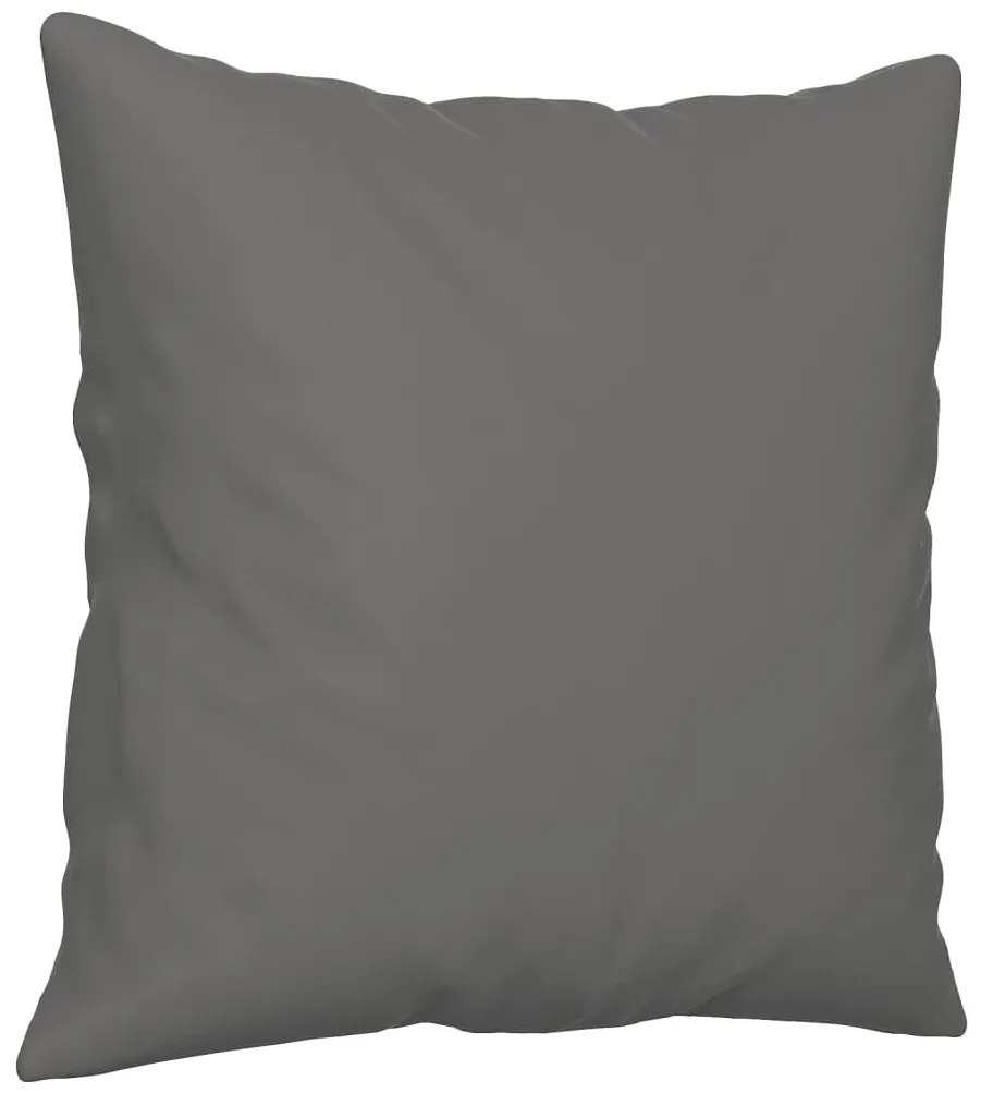 2 pcs conjunto sofás c/ almofadas microfibra cinza-escuro