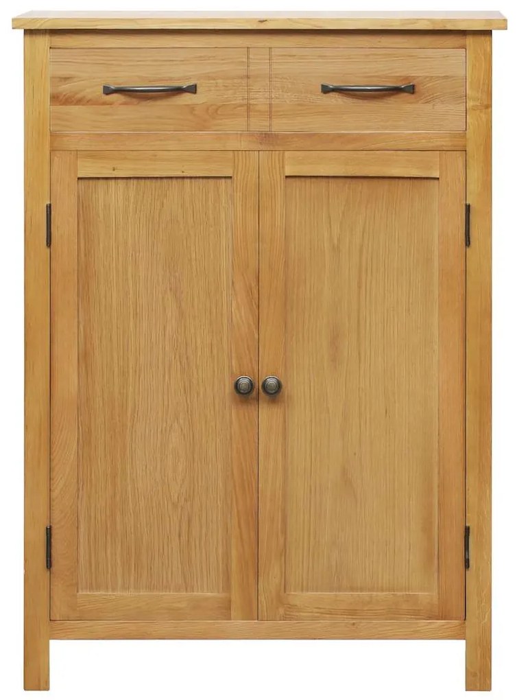Sapateira 76x37x105 cm madeira de carvalho maciça