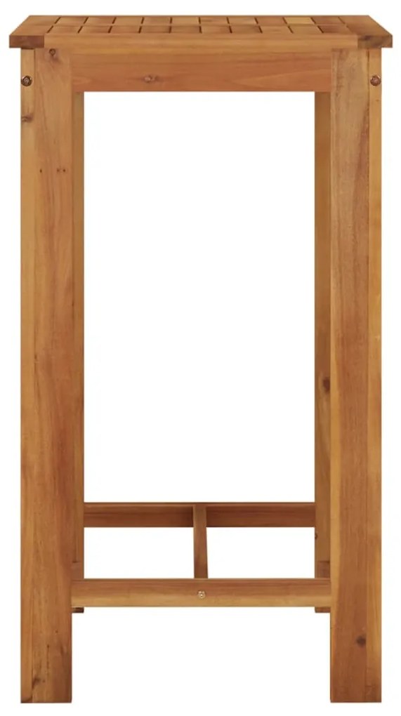 Mesa de bar de jardim 60x60x105 cm madeira de acácia maciça