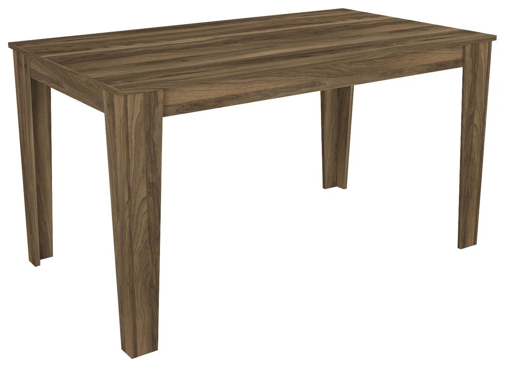 Mesa de Jantar "Costa" – 145x85x76.2 cm – Cor Noz – Design Rústico