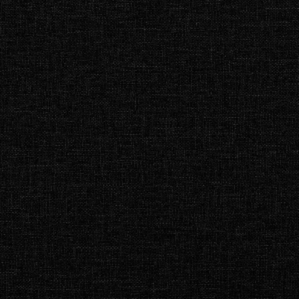 Sofá de 3 lugares tecido 180 cm preto