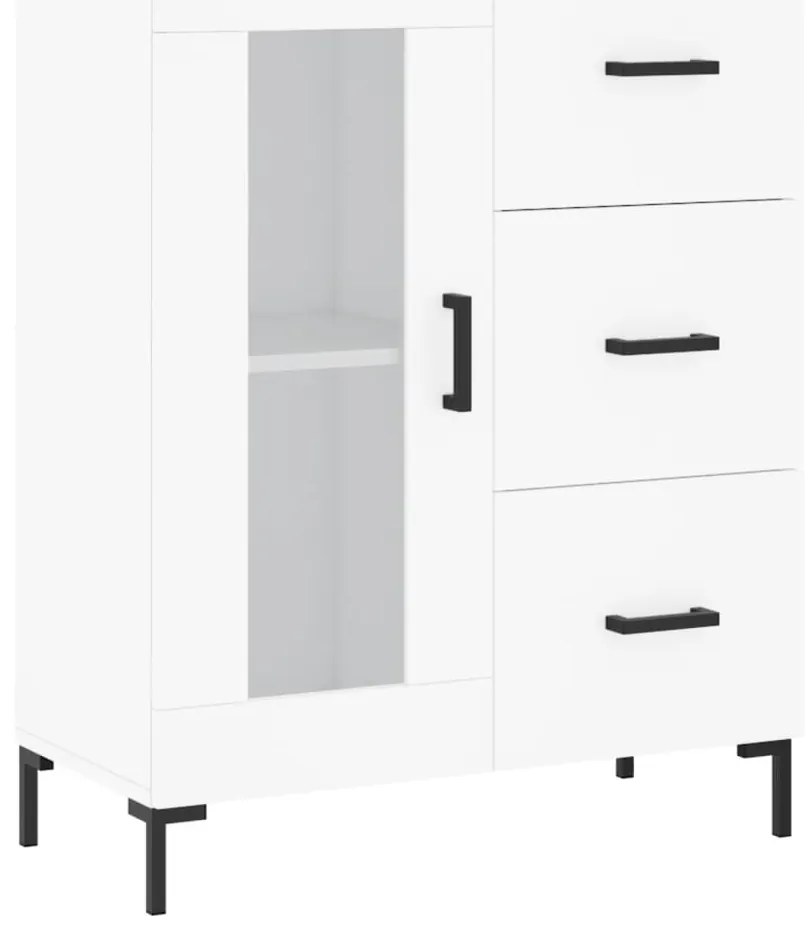Armário alto 69,5x34x180 cm derivados de madeira branco