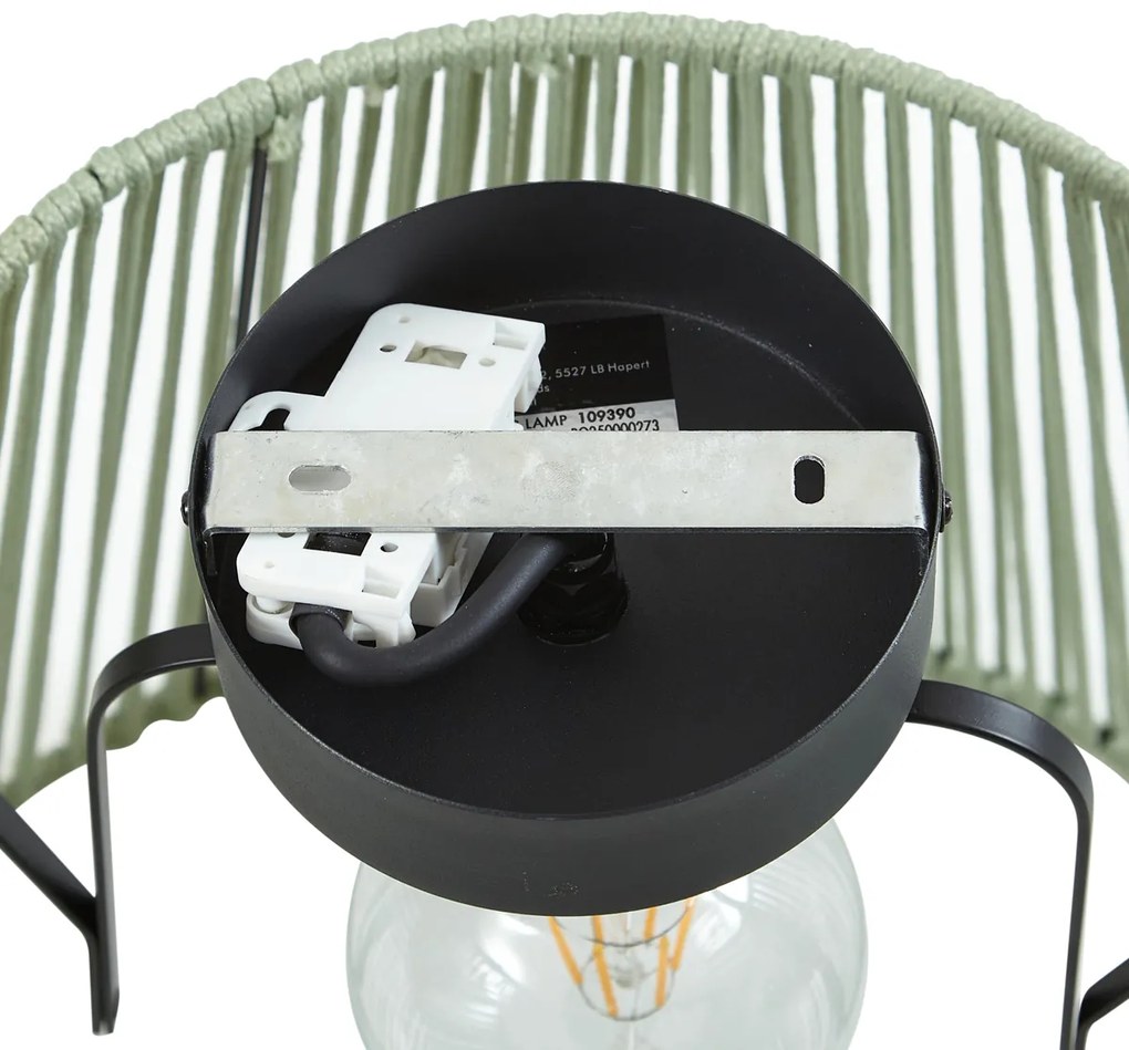 Plafon de exterior com corda verde IP54 - Jayla Japandi