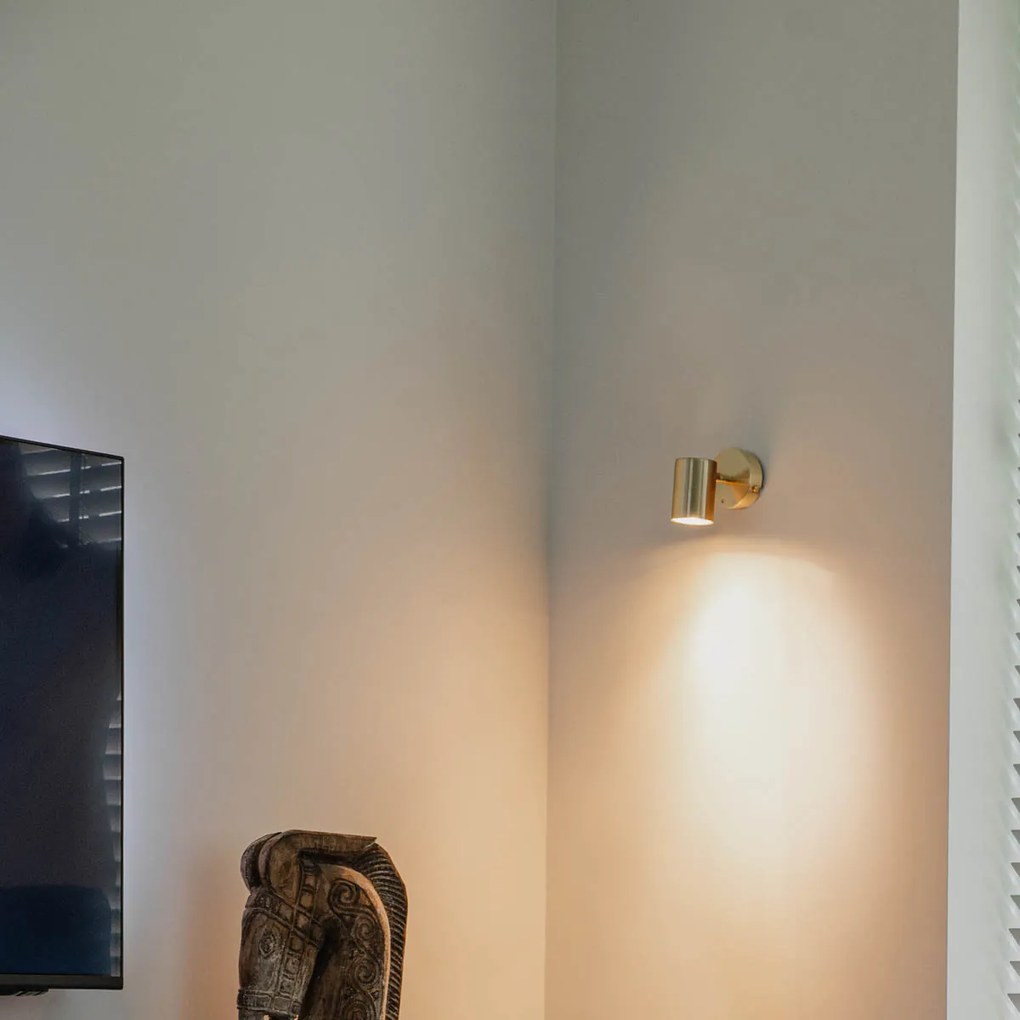 Projetores modernos ajustáveis em latão - Jeana