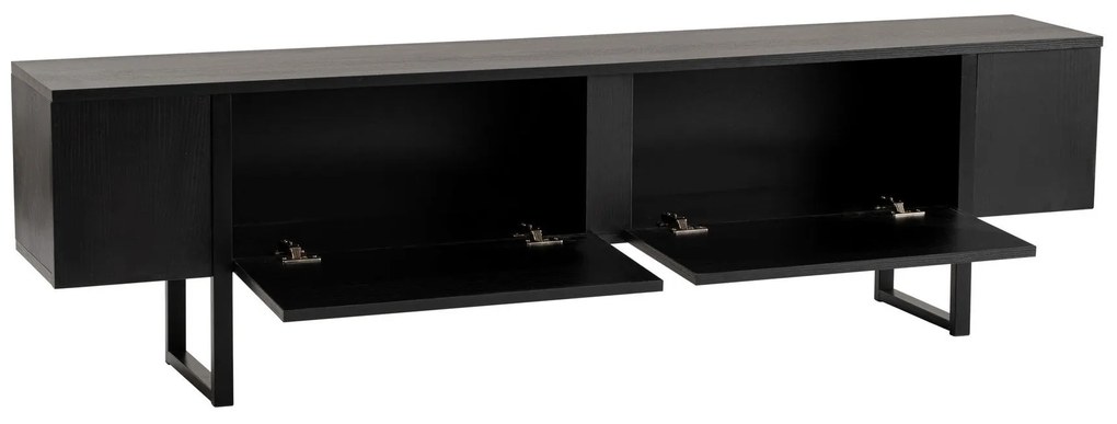Móvel TV Serenity – Preto Madeira – 180x50x29,5 cm