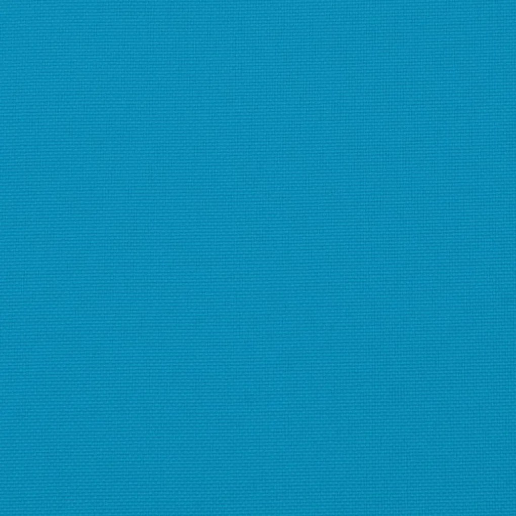 Almofadões p/ cadeiras de jardim 4 pcs tecido oxford azul