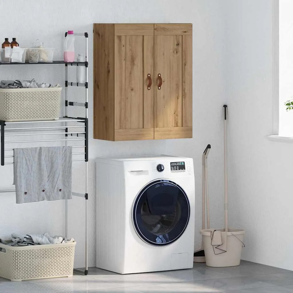 vidaXL Armário de parede Carvalho Artesanal 69,5 x 34 x 90 cm