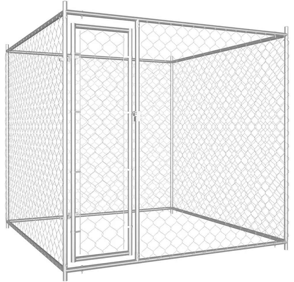 Canil de exterior 193x193x185 cm