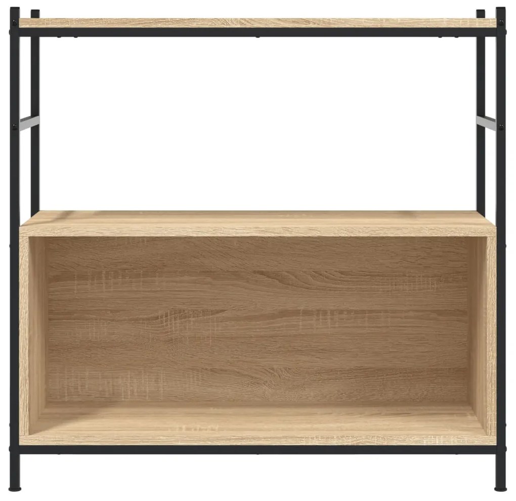 Estante 80x30x78,5 cm derivados madeira/ferro carvalho sonoma