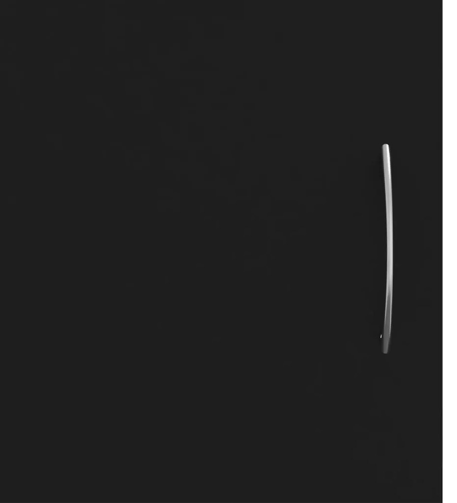 Móvel de TV 102x30x37,5 cm derivados de madeira preto