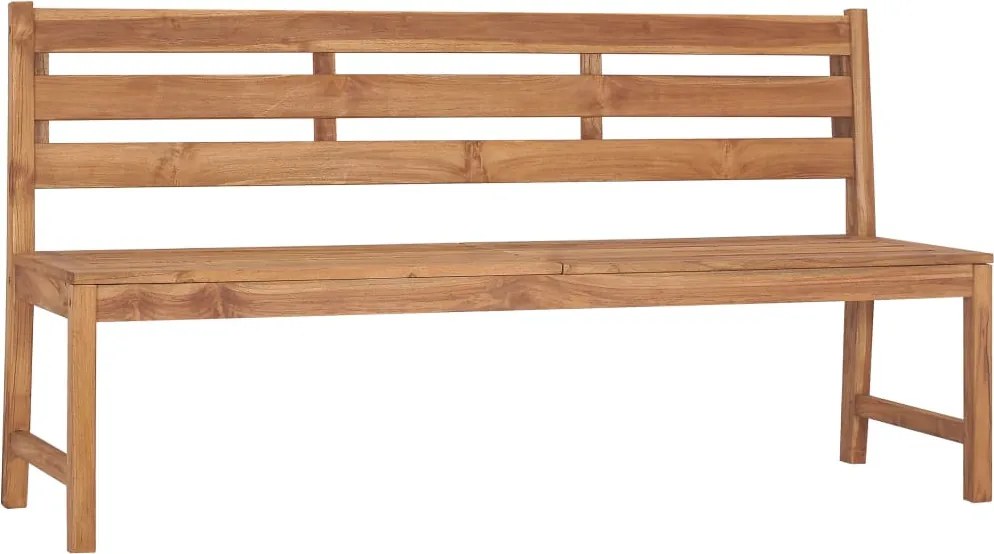 vidaXL Banco de jardim 170 cm madeira de teca maciça