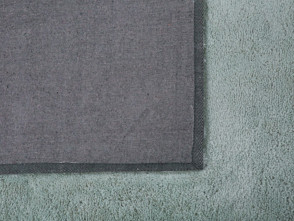 Tapete verde menta 140 x 200 cm EVREN Beliani