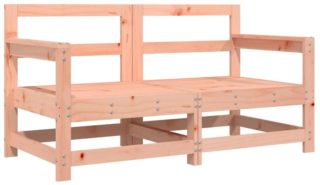 Cadeiras de jardim c/ almofadões 2pcs madeira de douglas maciça