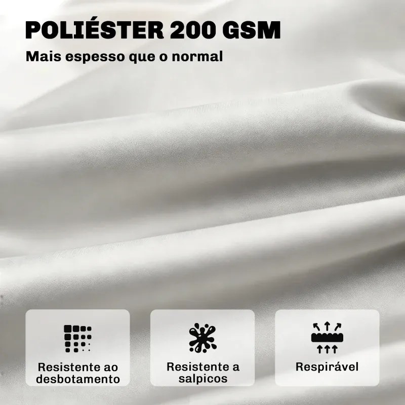 Almofada para Banco de Jardim com Encosto Enchimento Espesso e Fitas de Fixação para Interior e Exterior 150x98x8 cm Cinza