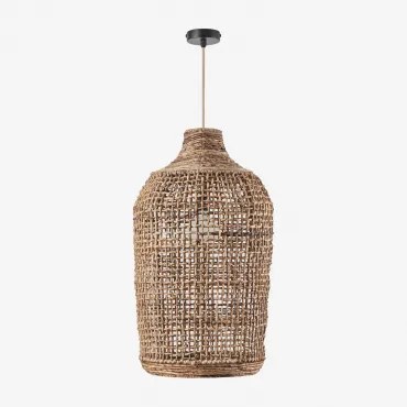 Lâmpada De Teto Suspensa Para Exterior Arantxa Natural - Preto & Ø40 Cm - ↑70 Cm Arantxa - Sklum