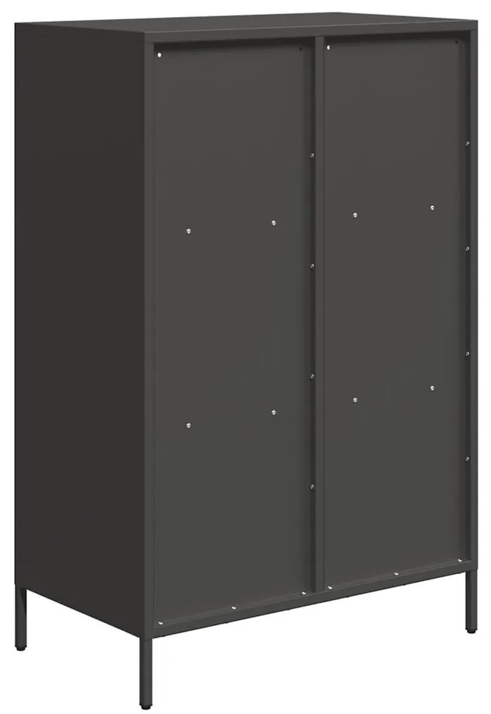 Móvel alto 68x39x103,5 cm aço preto