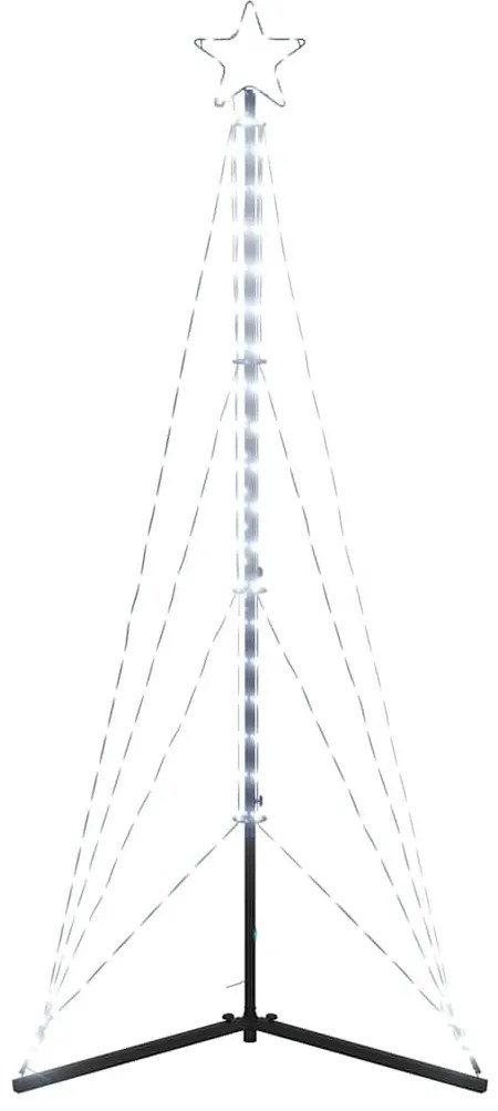 LED Árvore de Natal 363 LEDs Branco Frio 182 cm