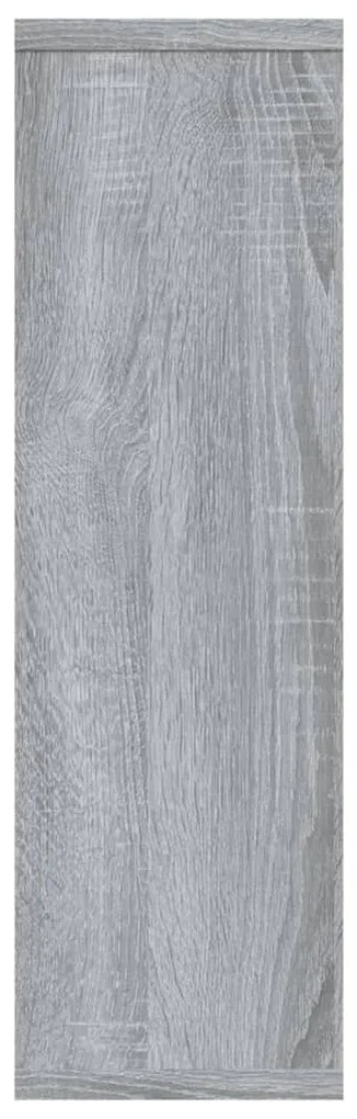 Estante 85x16x52,5 cm derivados de madeira cinzento sonoma