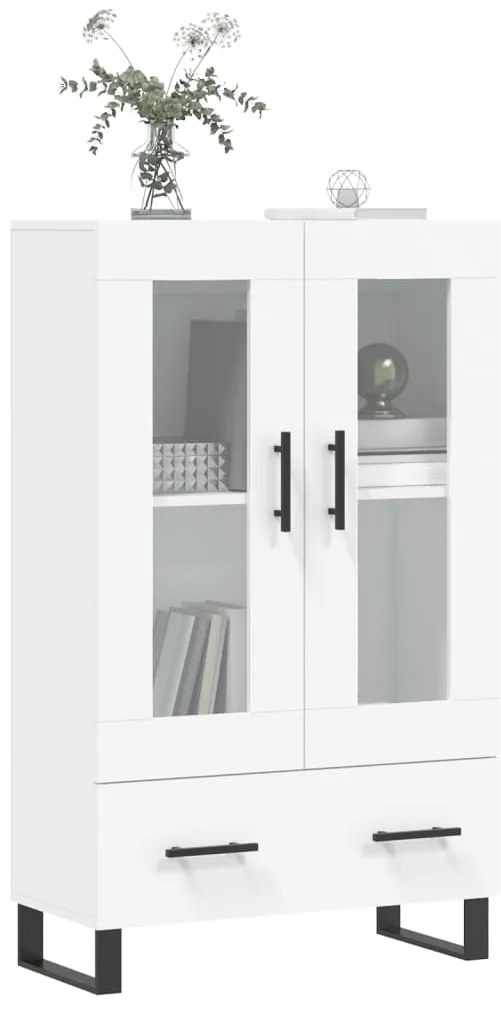 Aparador alto 69,5x31x115 cm derivados de madeira branco