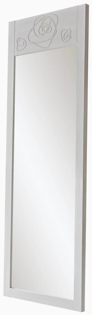 Espelho Cheval Roses – Branco – 55x155x2 cm