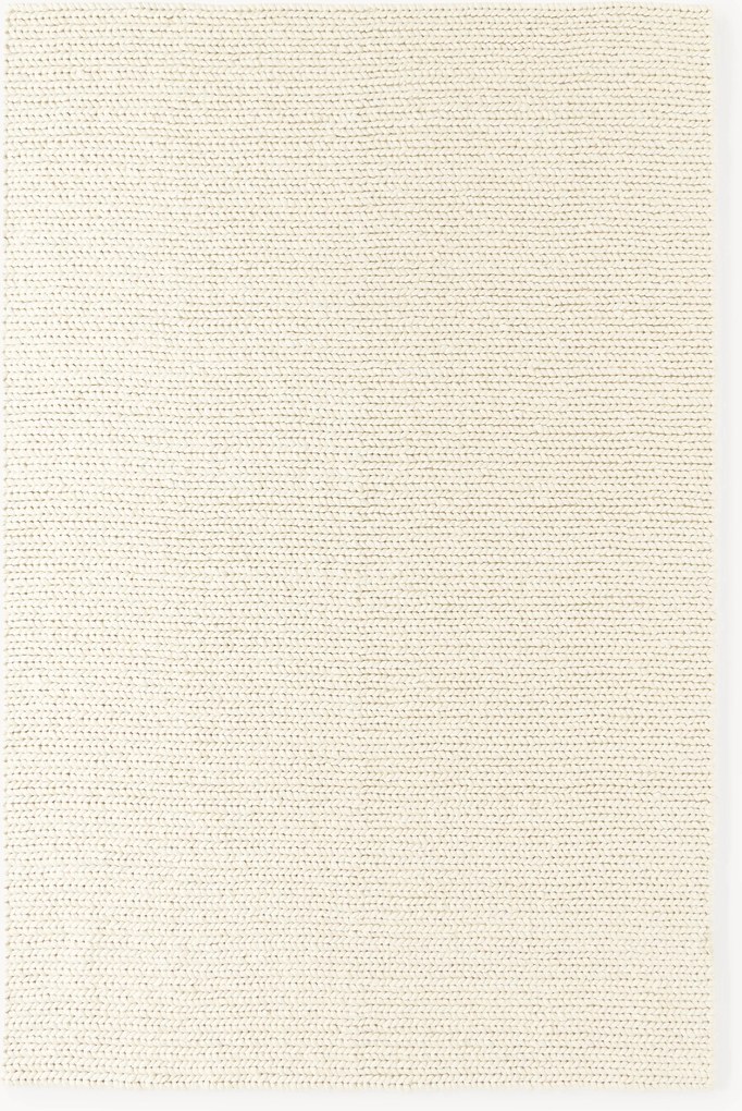 Tapete de lã artesanal com textura entrançada Bruna