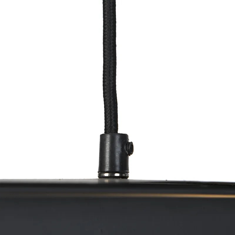 Candeeiro de suspensão industrial preto 3 luzes - Carcass Design,Moderno