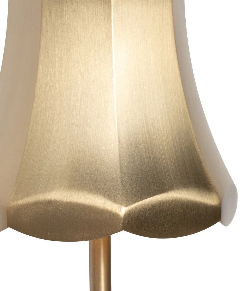 Candeeiro de mesa retro dourado recarregável IP44 - Granny