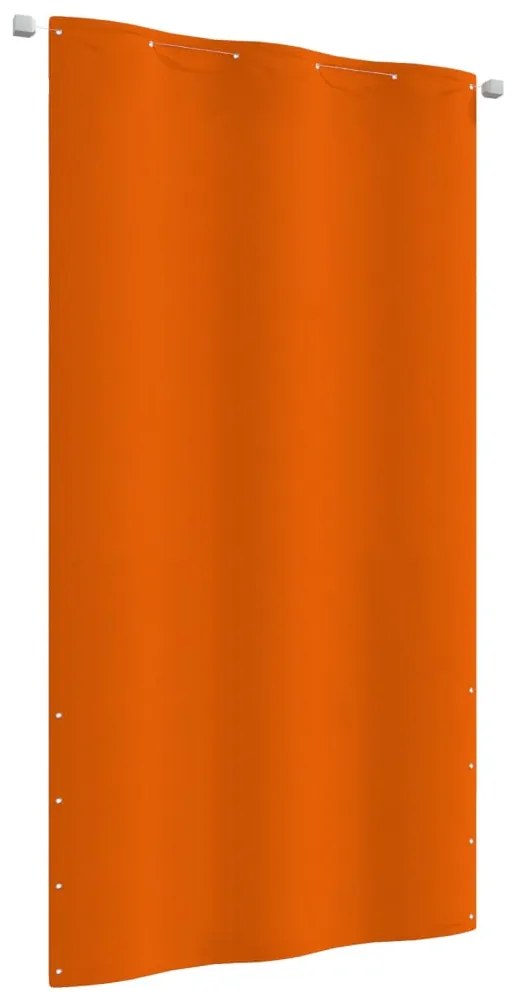 vidaXL Tela de varanda 120x240 cm tecido oxford laranja