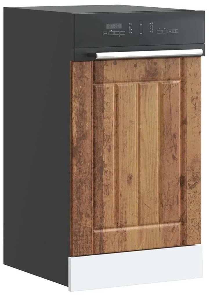 Painel máquina lavar louça Lucca deriv. madeira madeira velha