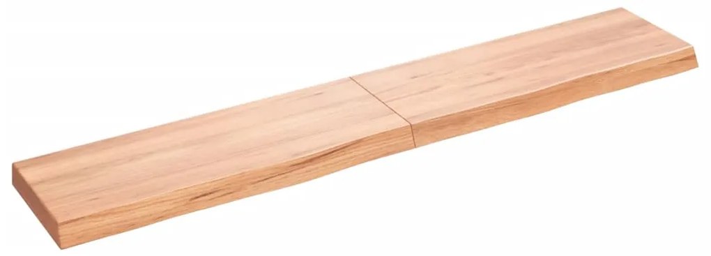 vidaXL Prateleira de parede 160x30x(2-6) cm carvalho tratado castanho