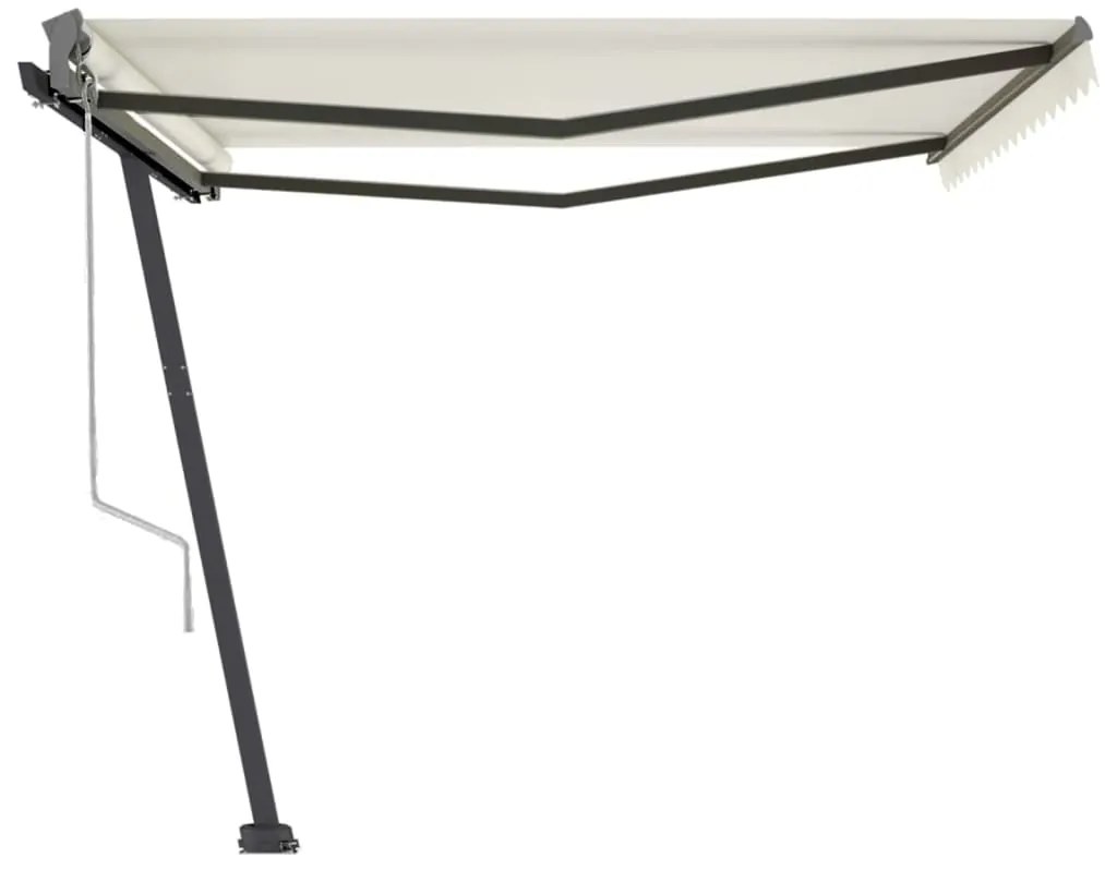 Toldo automático independente 400x350 cm cor creme