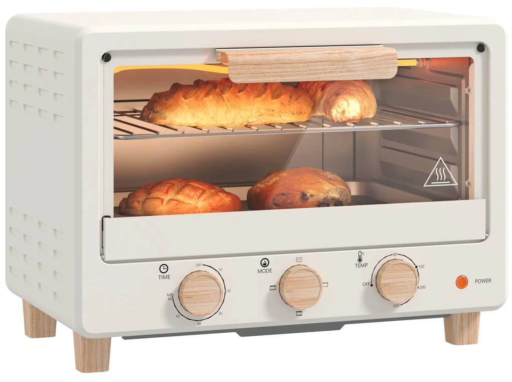 Forno Elétrico de Mesa Mini Forno de 16L Forno Elétrico com Porta de V
