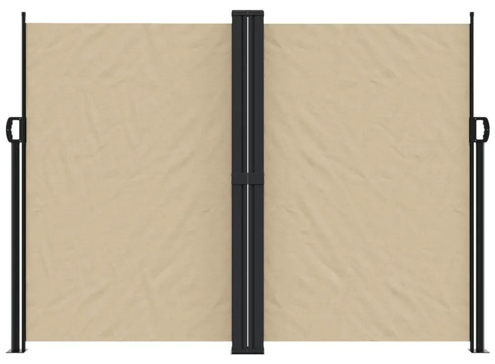 Toldo lateral retrátil 180x1000 cm bege