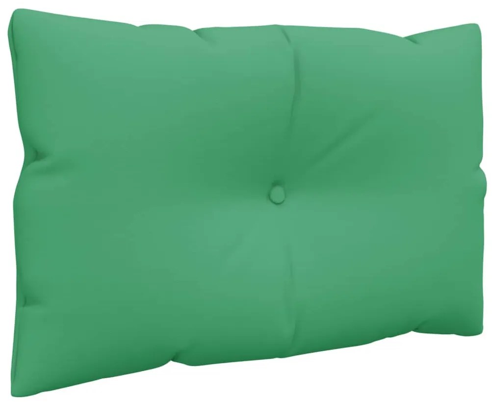 Almofadões para móveis de paletes 2 pcs tecido verde