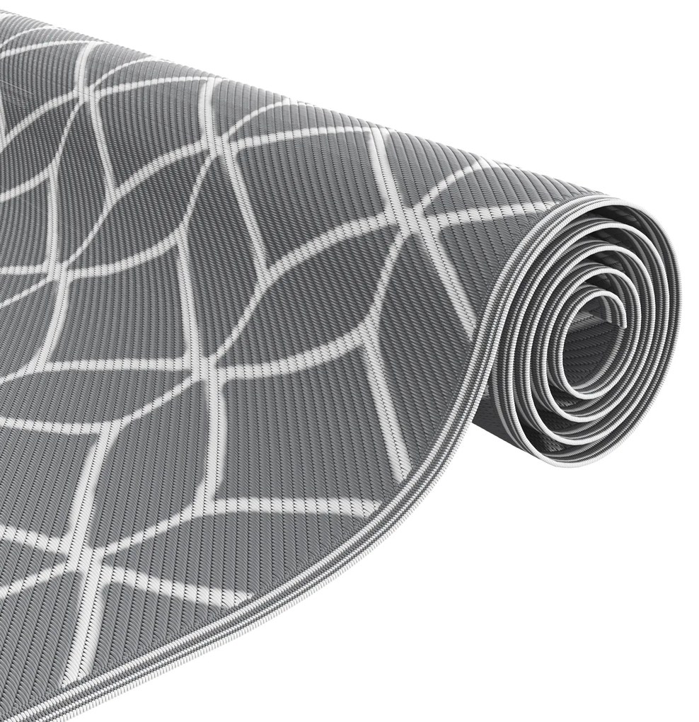 Tapete de Exterior 'ARAKIL'Cinza 250x250 cm PP