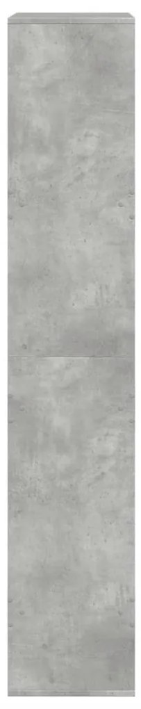 Estante 100x33x175 cm derivados de madeira cinzento cimento