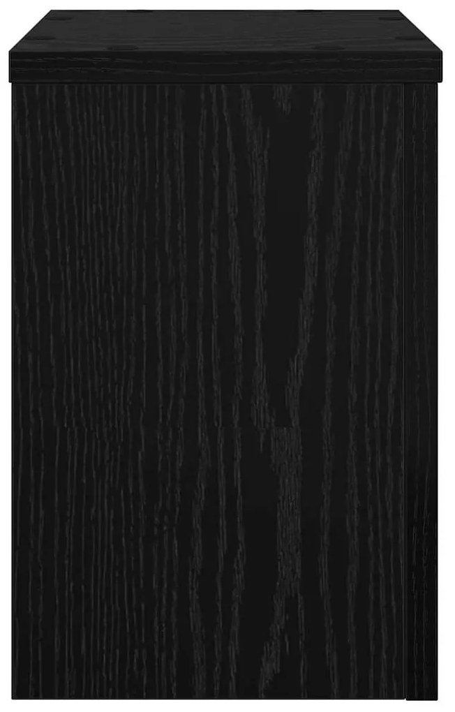 Suportes para Plantas - 2 pcs - Carvalho Preto - 20 x 20 x 30 cm - Mad